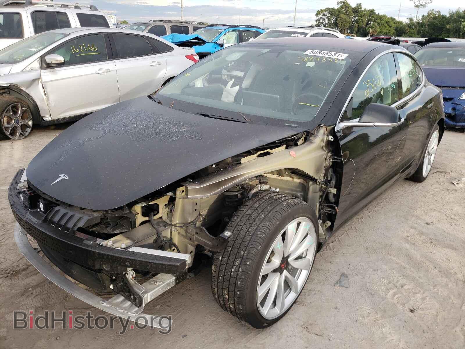 2018 TESLA MODEL 3 - VIN: 5YJ3E1EA0JF005837 - Фото 2
