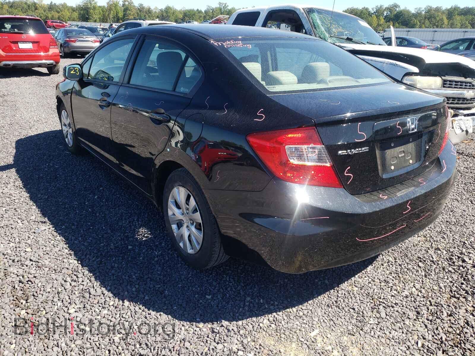 2012 HONDA CIVIC - VIN: 2HGFB2F50CH329320 - Photo 3