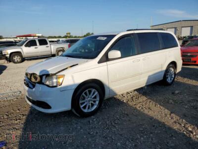2014 Dodge CARAVAN SXT, white — VIN 2C4RDGCGXER205612, Copart