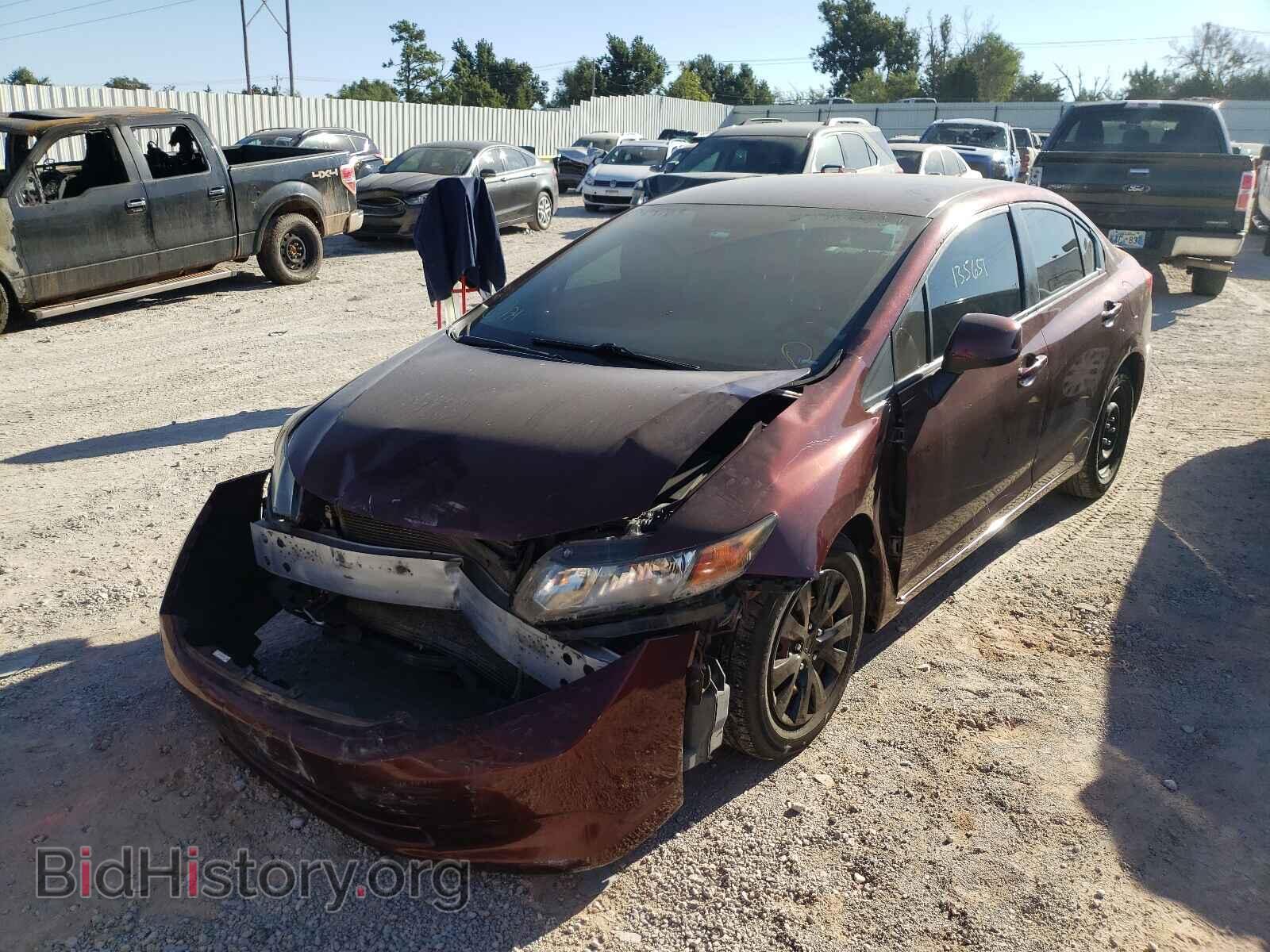2012 HONDA CIVIC - VIN: 19XFB2F58CE044763 - Фото 2