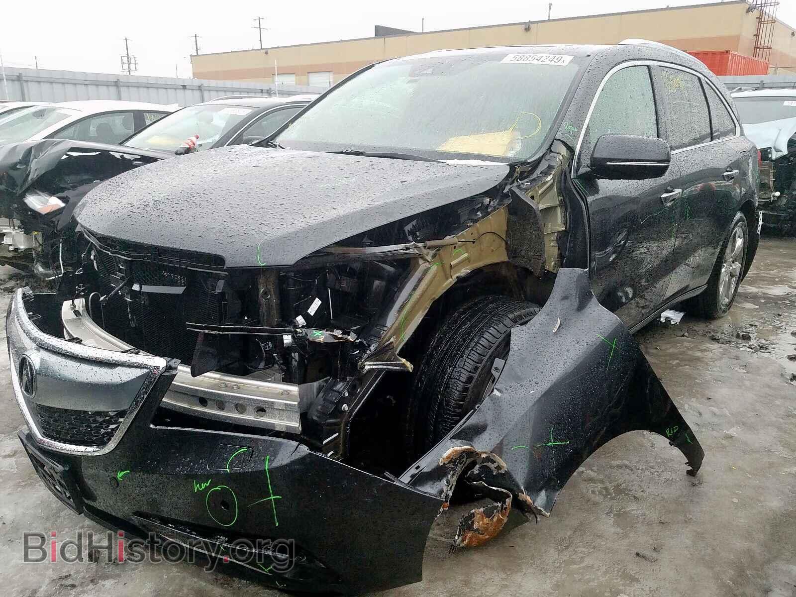 2016 ACURA MDX - VIN: 5FRYD4H88GB507263 - Фото 2