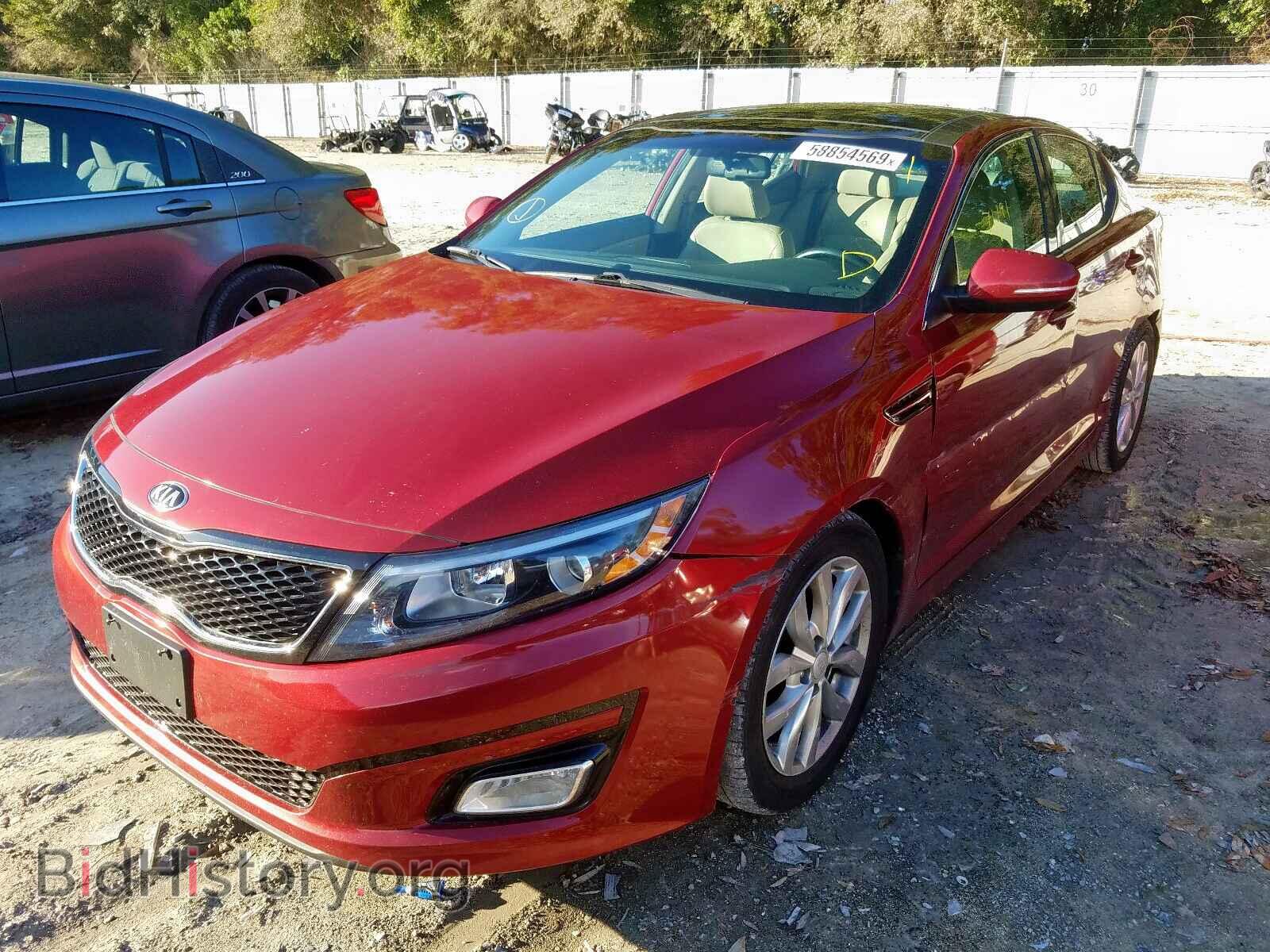 2015 KIA OPTIMA - VIN: 5XXGN4A76FG421196 - Фото 2