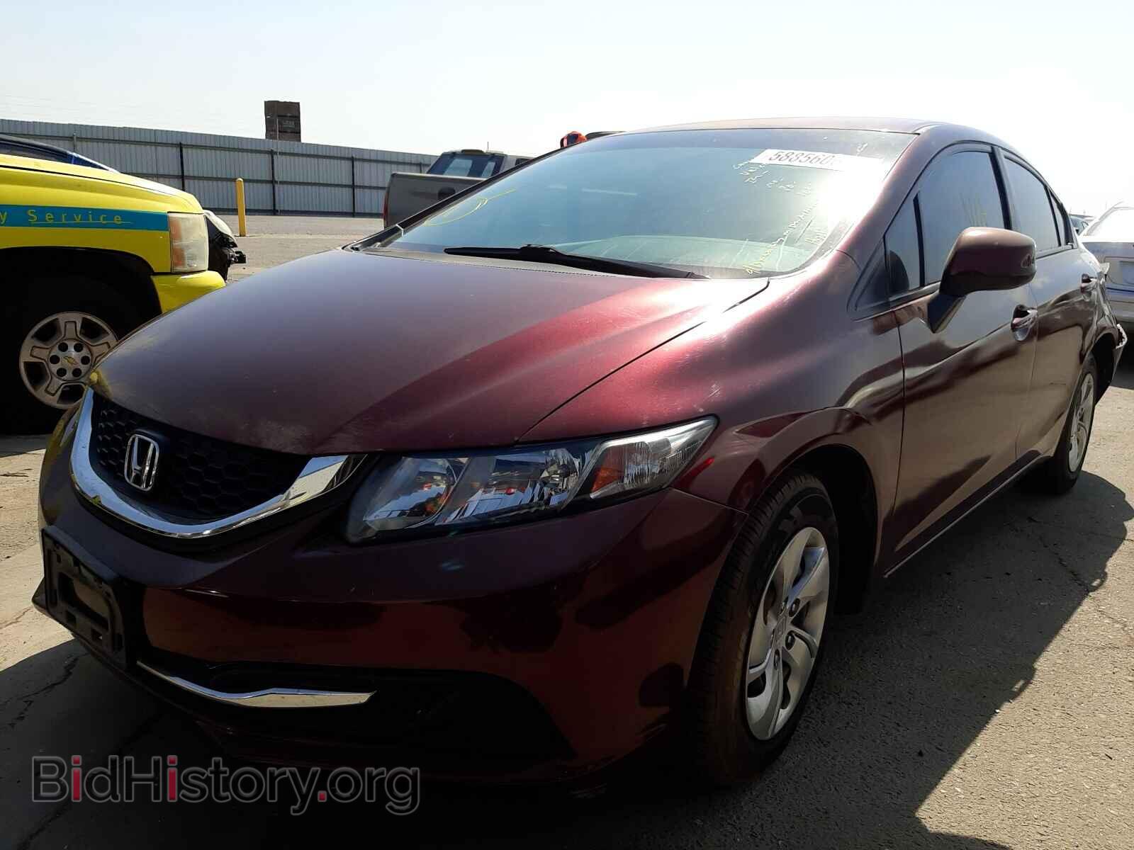 2013 HONDA CIVIC - VIN: 19XFB2F55DE259454 - Фото 2