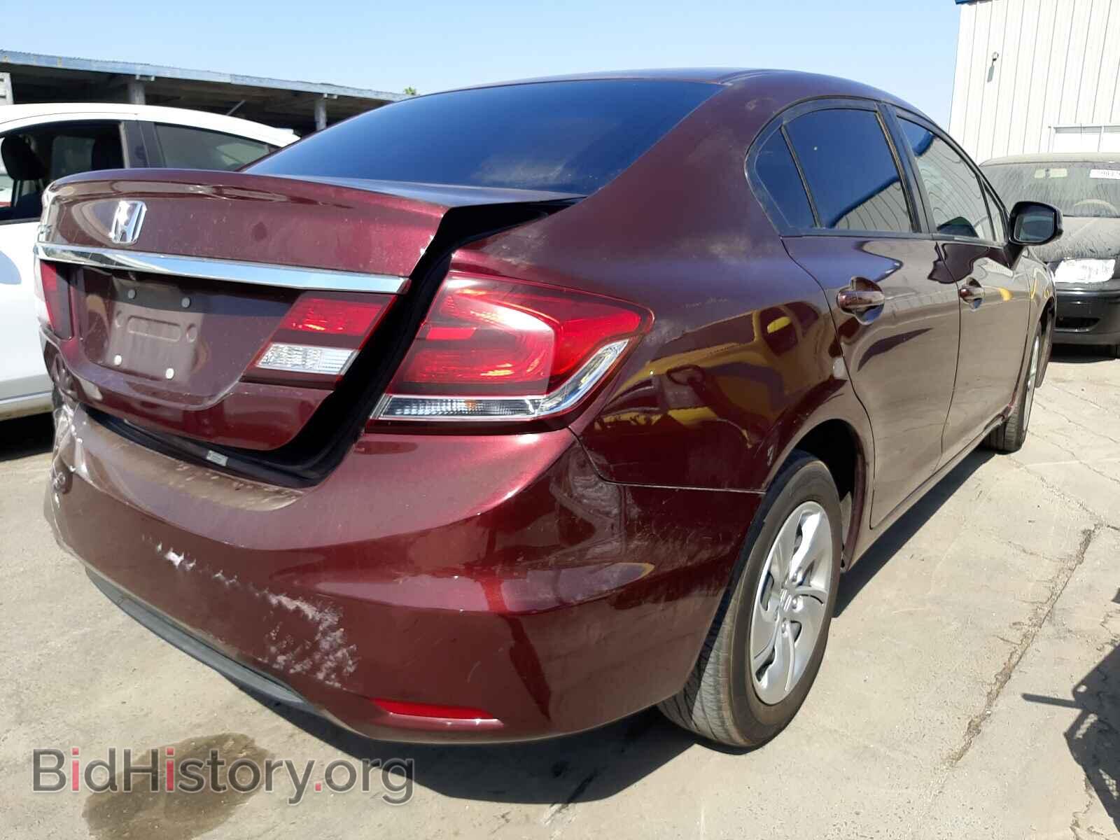 2013 HONDA CIVIC - VIN: 19XFB2F55DE259454 - Фото 4