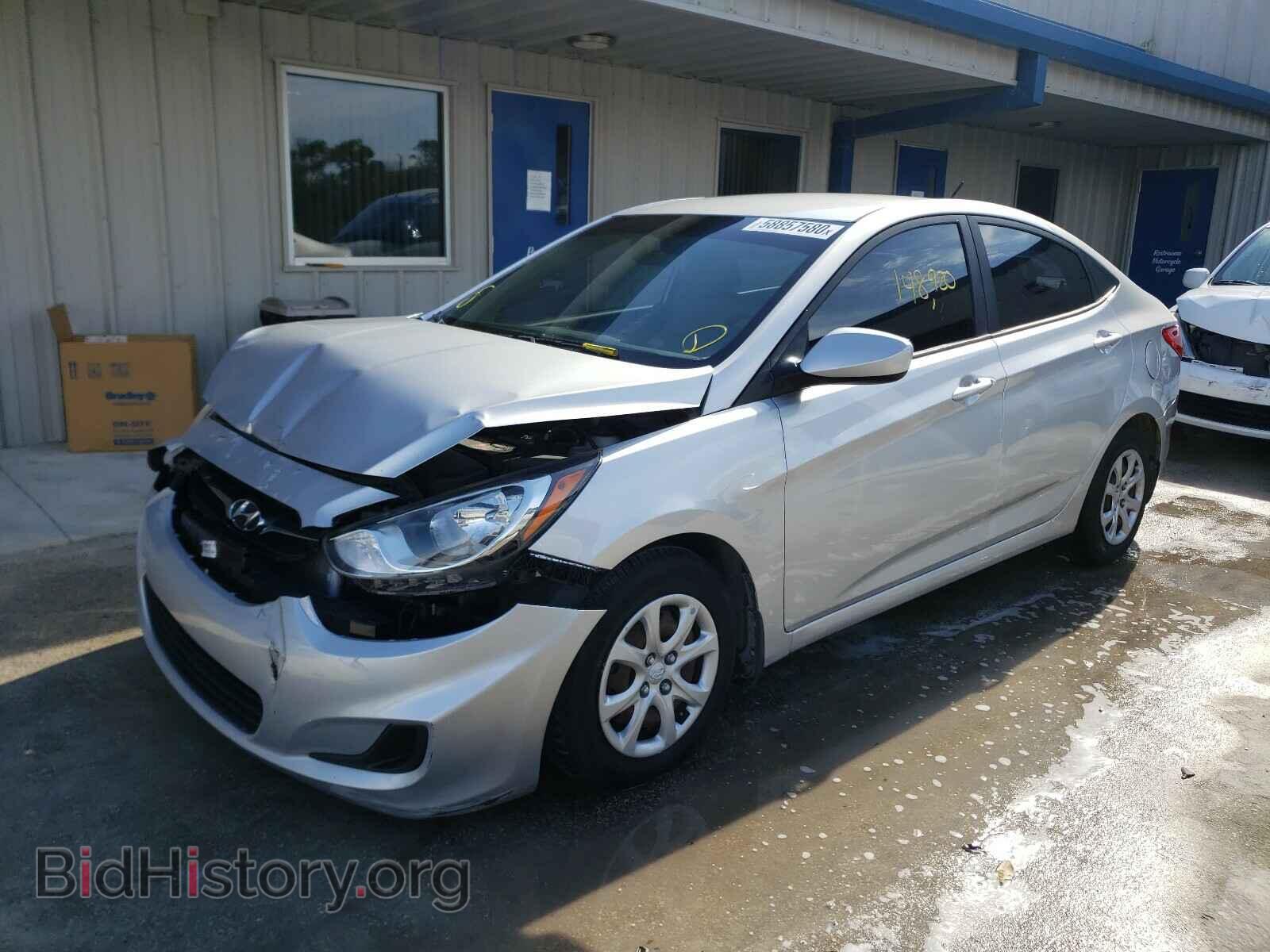 2013 HYUNDAI ACCENT - VIN: KMHCT4AE0DU417022 - Фото 2