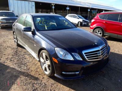2012 Mercedes-Benz E-CLASS E 350, синий — VIN WDDHF5KB0CA560652, Copart