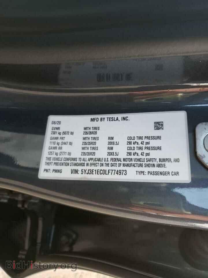 2020 TESLA MODEL 3 - VIN: 5YJ3E1EC0LF774973 - Photo 10