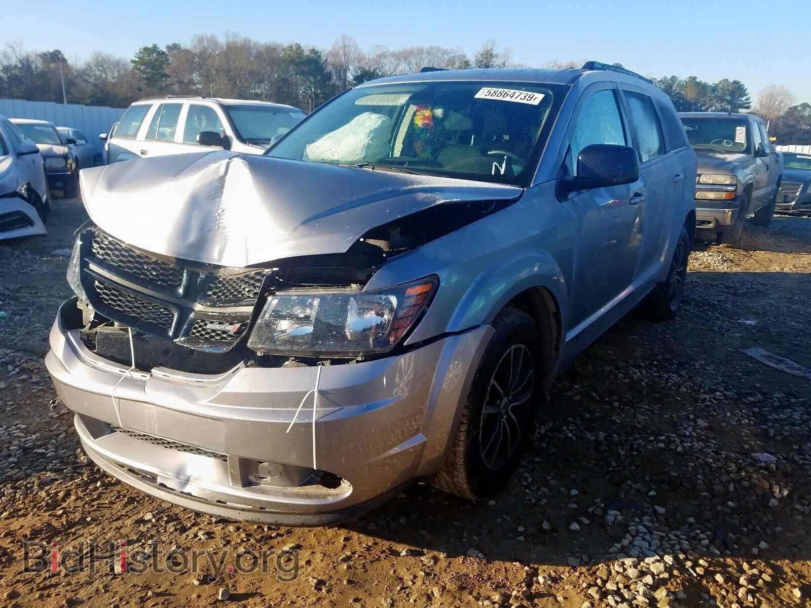2018 DODGE JOURNEY - VIN: 3C4PDCAB6JT532491 - Фото 2