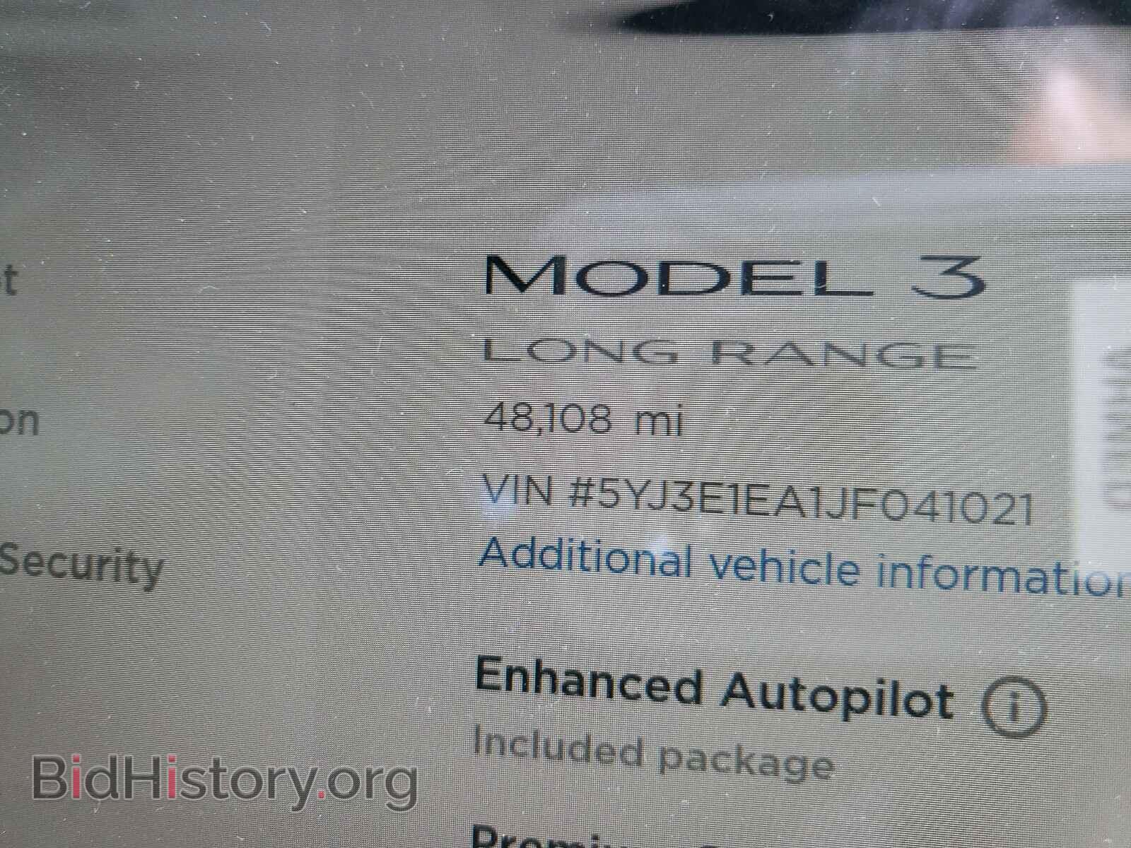 2018 TESLA MODEL 3 - VIN: 5YJ3E1EA1JF041021 - Photo 8