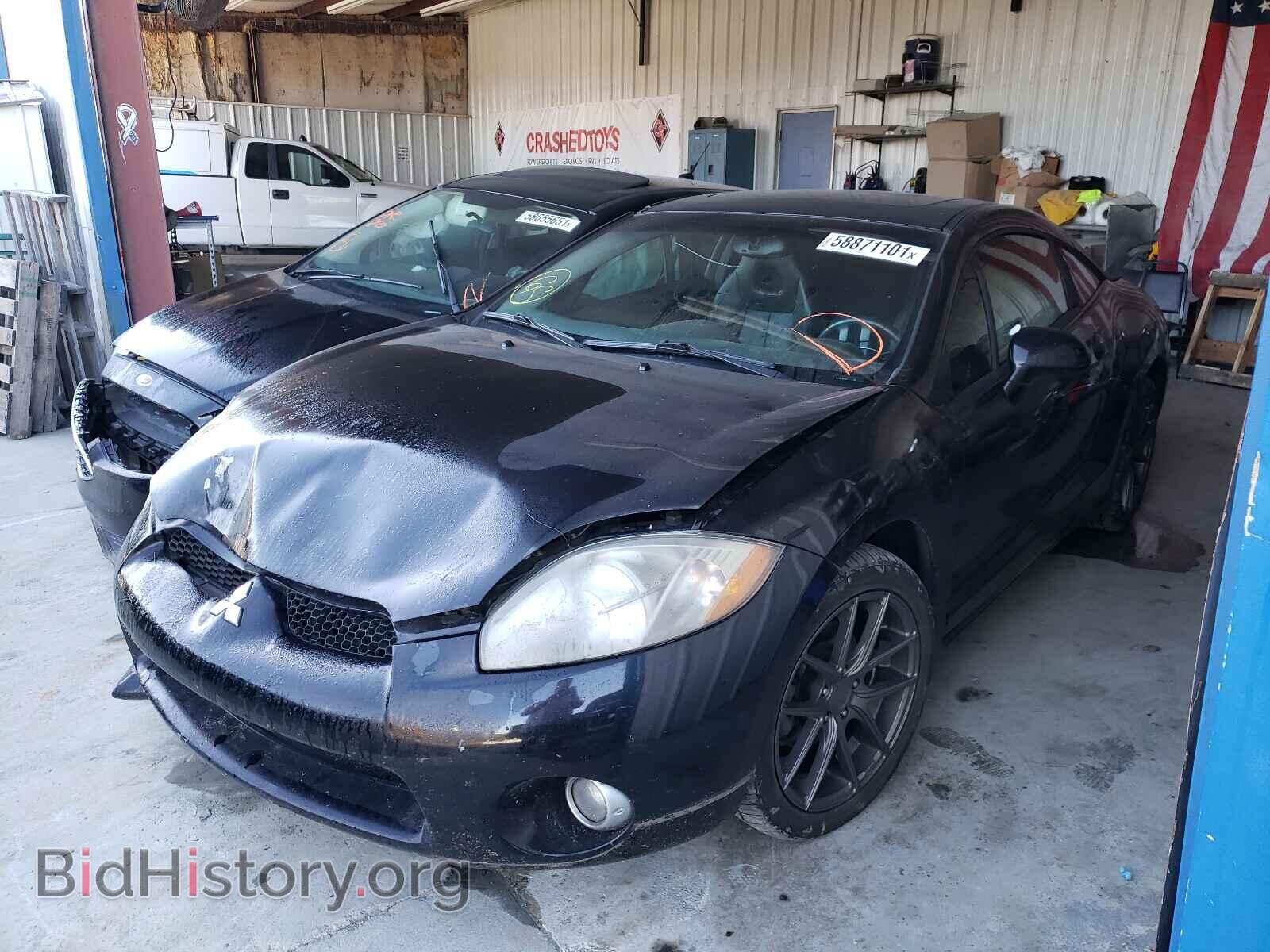 2006 MITSUBISHI ECLIPSE - VIN: 4A3AK44T06E032594 - Фото 2