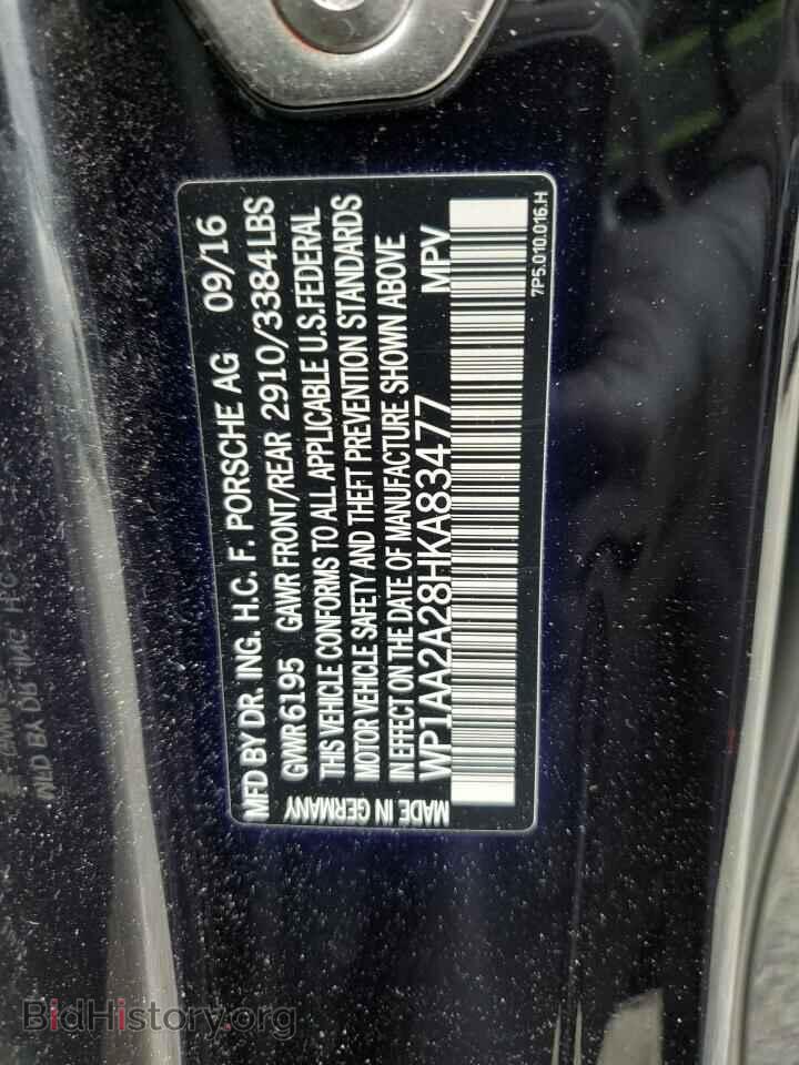 2017 PORSCHE CAYENNE - VIN: WP1AA2A28HKA83477 - Фото 13