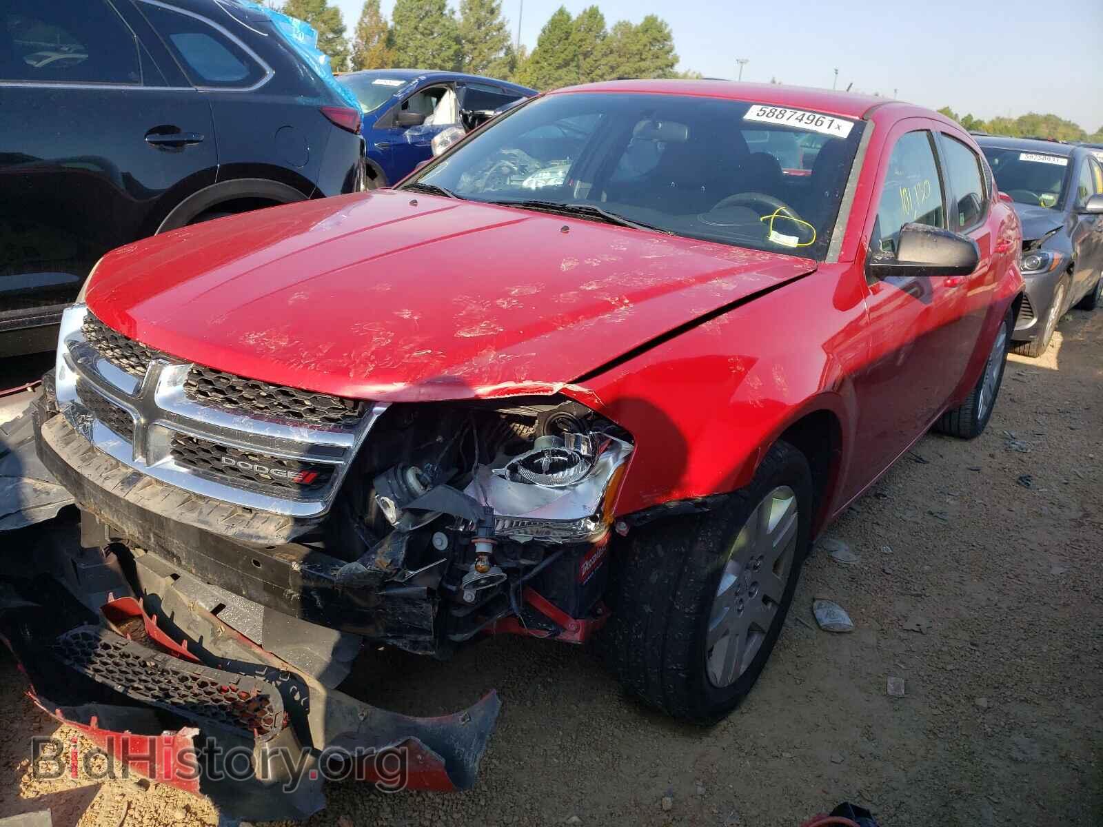 2013 DODGE AVENGER - VIN: 1C3CDZAB6DN529133 - Фото 2