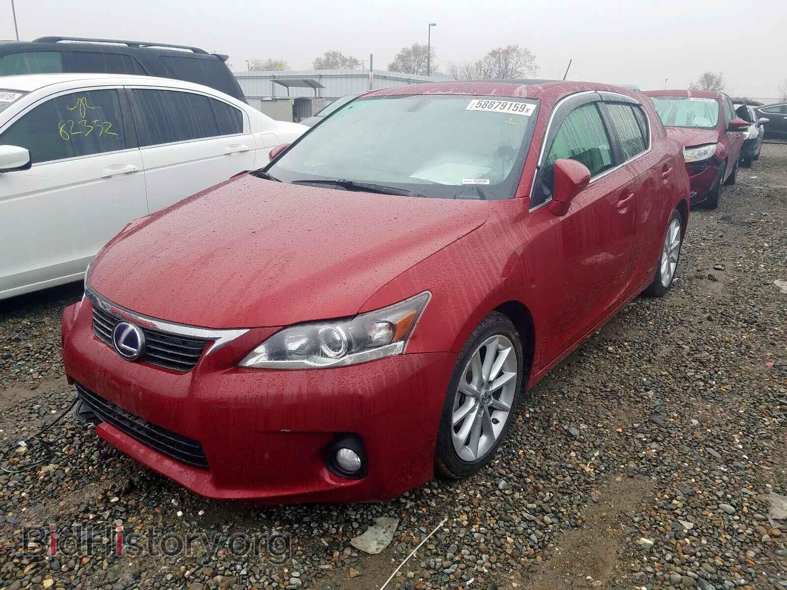 2012 LEXUS CT 200 - VIN: JTHKD5BH3C2117530 - Фото 2