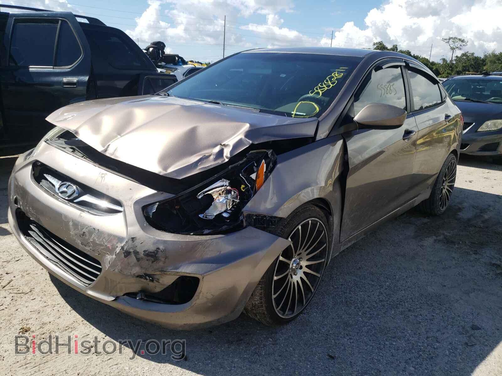 2012 HYUNDAI ACCENT - VIN: KMHCT4AE0CU265807 - Фото 2