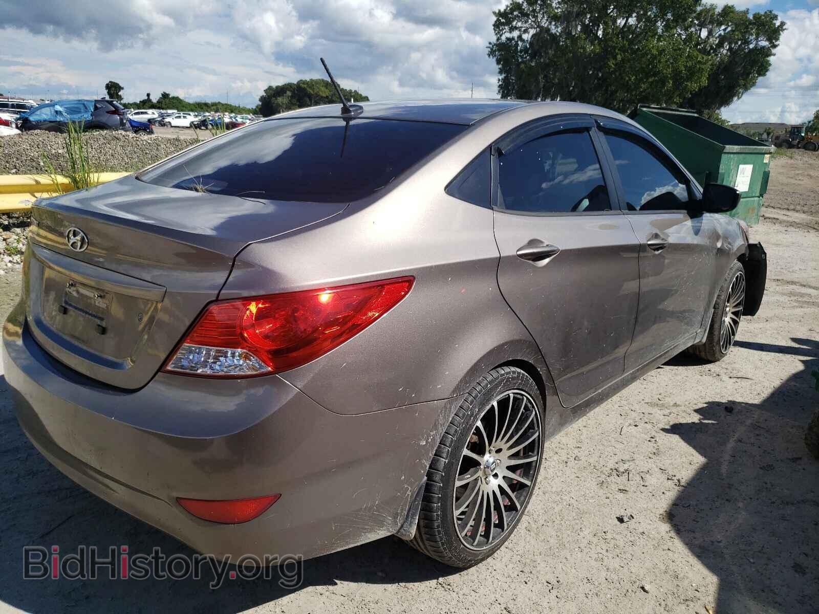 2012 HYUNDAI ACCENT - VIN: KMHCT4AE0CU265807 - Фото 4