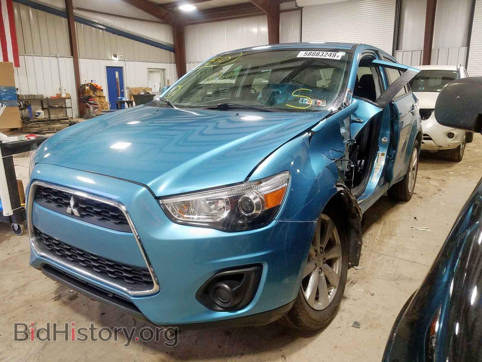 2014 MITSUBISHI OUTLANDER - VIN: 4A4AR3AU2EE008438 - Фото 2