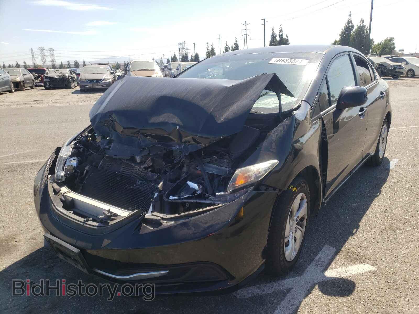 2013 HONDA CIVIC - VIN: 19XFB2F54DE238725 - Фото 2