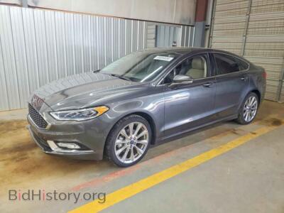 2017 Ford FUSION Titanium, gray — VIN 3FA6P0K96HR402012, Copart