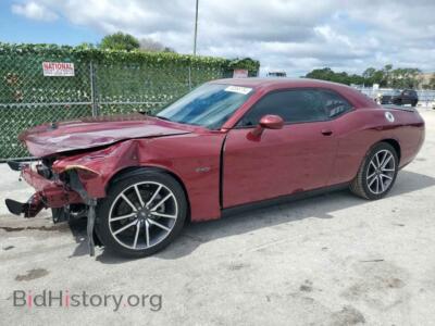 2023 Dodge CHALLENGER R/T, maroon — VIN 2C3CDZBT3PH528428, Copart