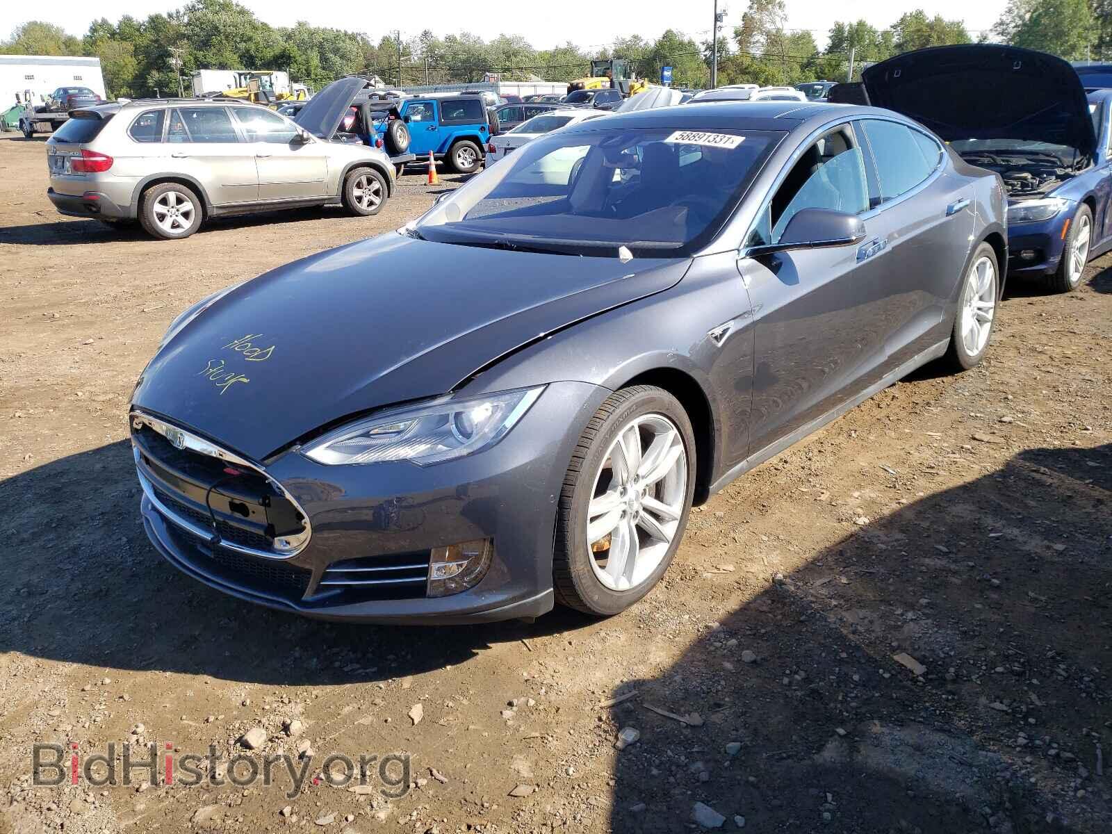 2015 TESLA MODEL S - VIN: 5YJSA1H28FFP71317 - Фото 2