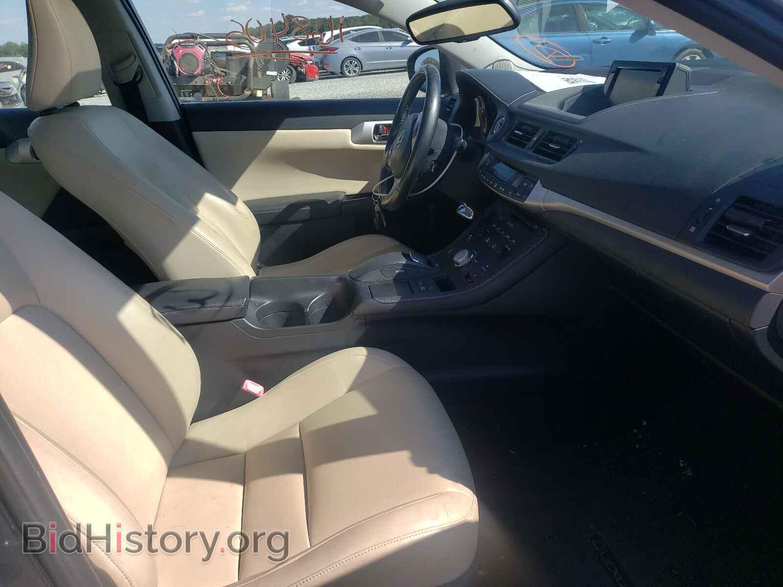 2012 LEXUS CT 200 - VIN: JTHKD5BH9C2089989 - Фото 5