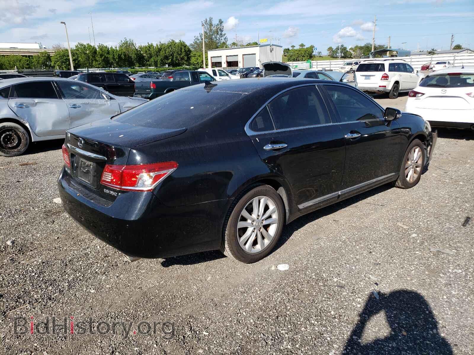 2010 LEXUS ES350 - VIN: JTHBK1EG8A2400293 - Фото 4