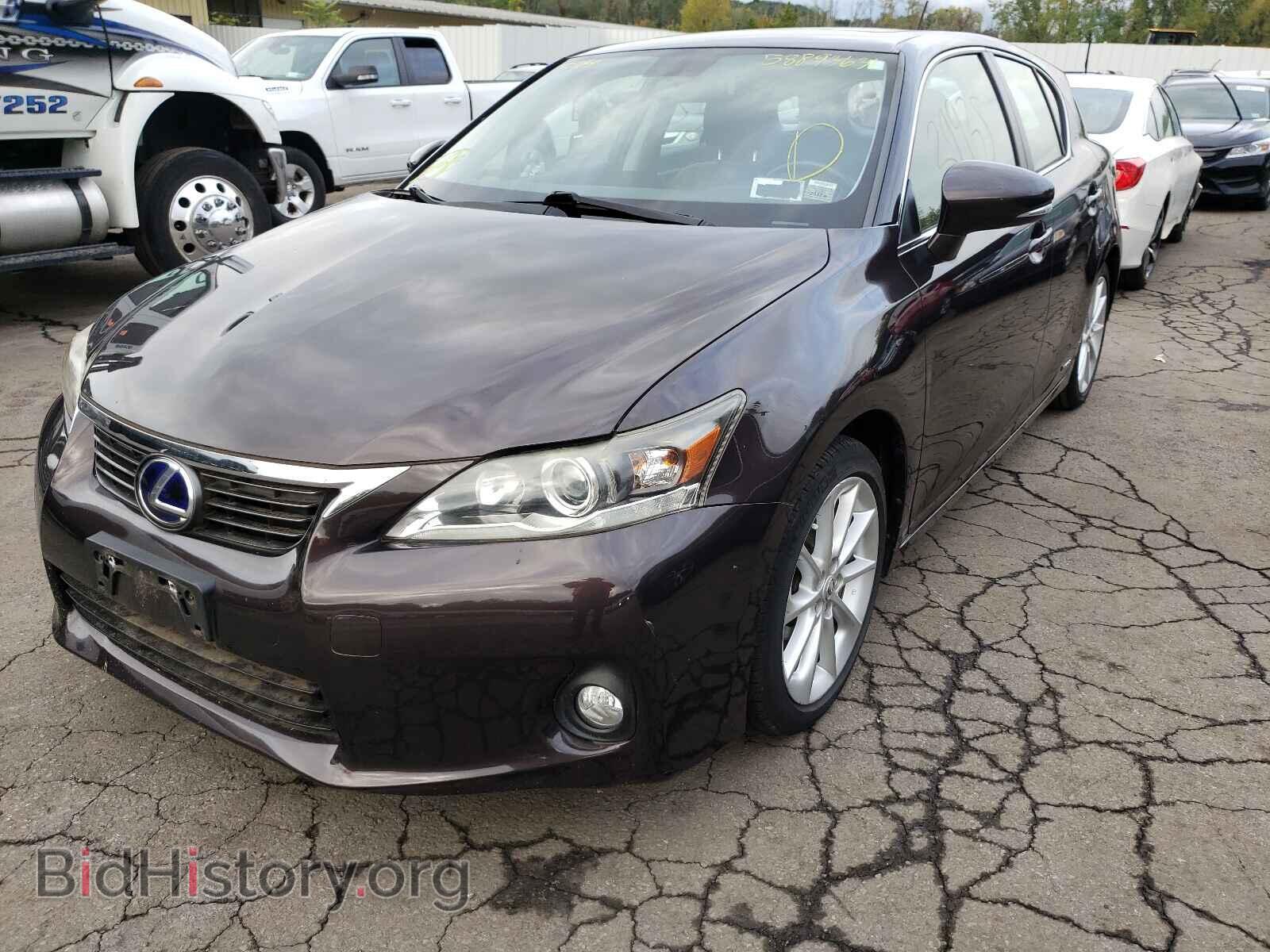 2011 LEXUS CT 200 - VIN: JTHKD5BH8B2008026 - Фото 2
