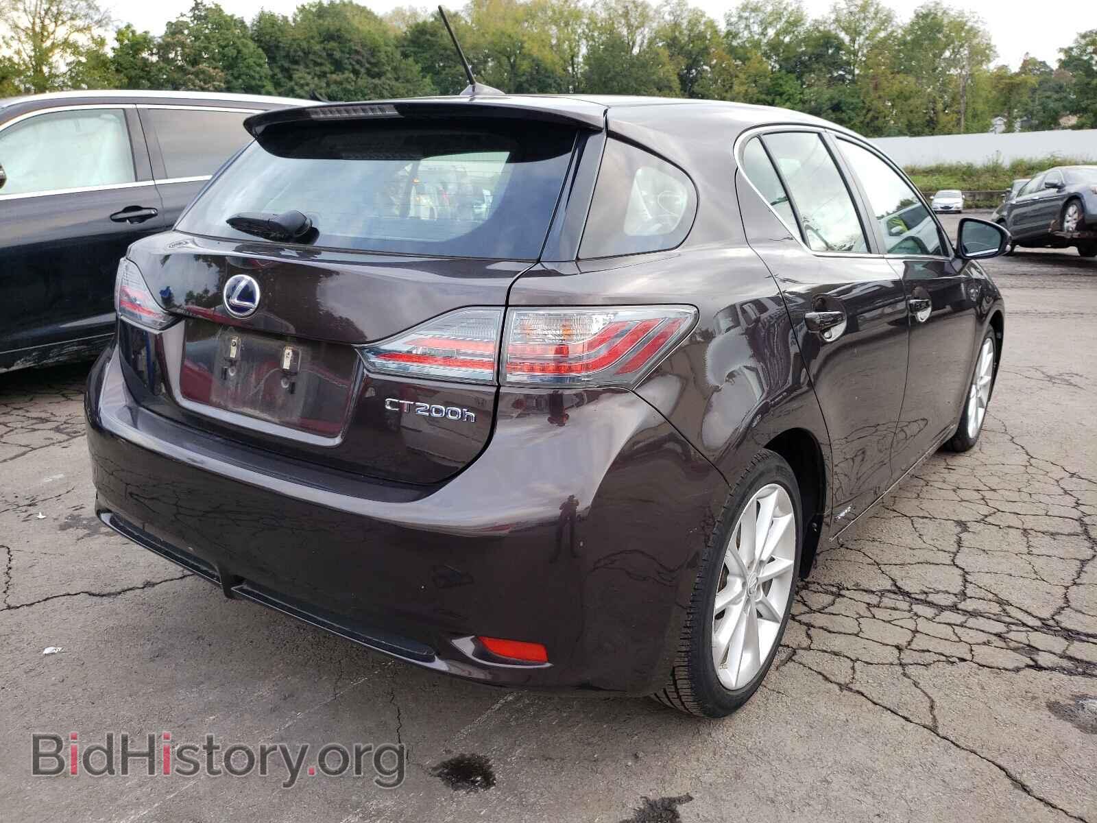 2011 LEXUS CT 200 - VIN: JTHKD5BH8B2008026 - Фото 4