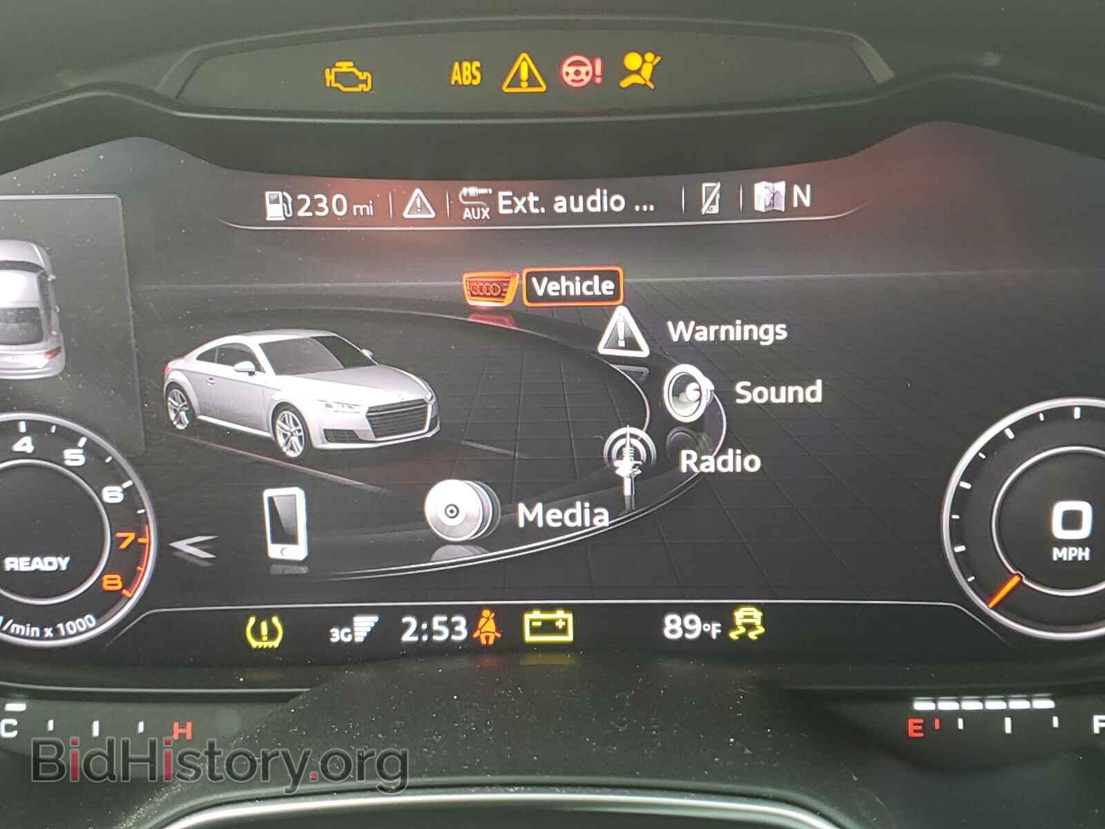 2017 AUDI TT - VIN: TRUC5AFV9H1000954 - Фото 9