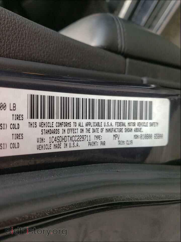 2012 DODGE DURANGO - VIN: 1C4SDHDTXCC229711 - Photo 10