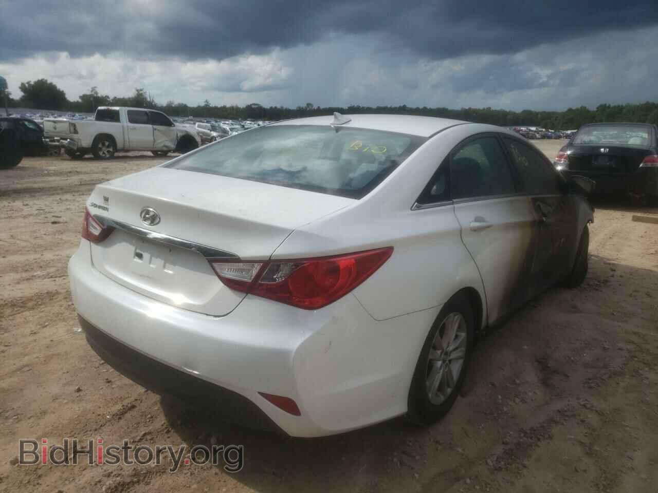 2014 HYUNDAI SONATA - VIN: 5NPEB4AC0EH932077 - Фото 4