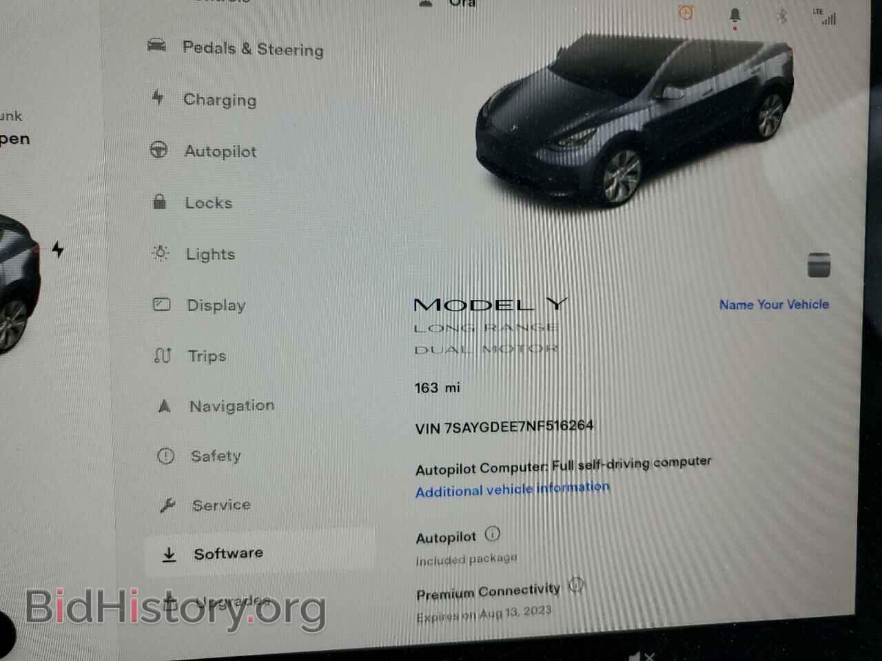 2022 TESLA MODEL Y - VIN: 7SAYGDEE7NF516264 - Фото 8