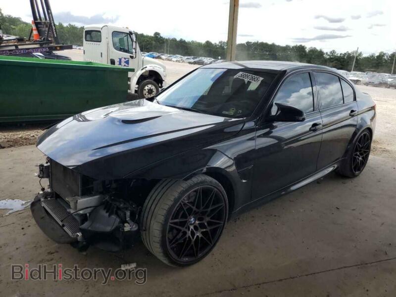 2018 BMW M3 (VIN WBS8M9C55J5J79572) — photo 1 of 15, Copart, damage: front end