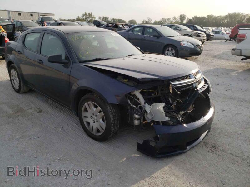 2012 Dodge AVENGER Avenger SE (VIN 1C3CDZAB9CN128237) — photo 1 of 10, Copart, damage: front end