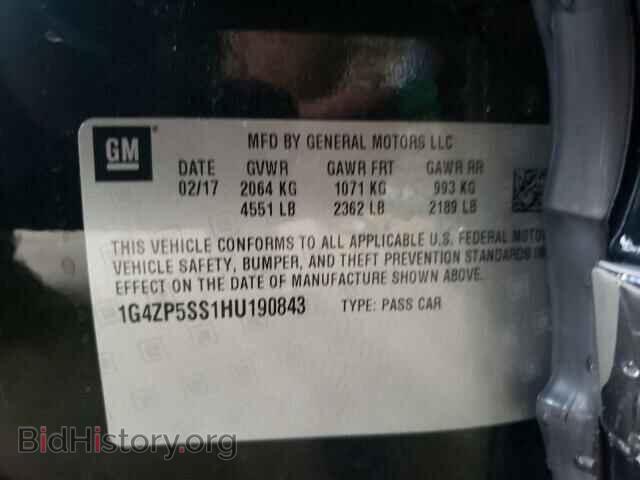 2017 BUICK LACROSSE - VIN: 1G4ZP5SS1HU190843 - Фото 10