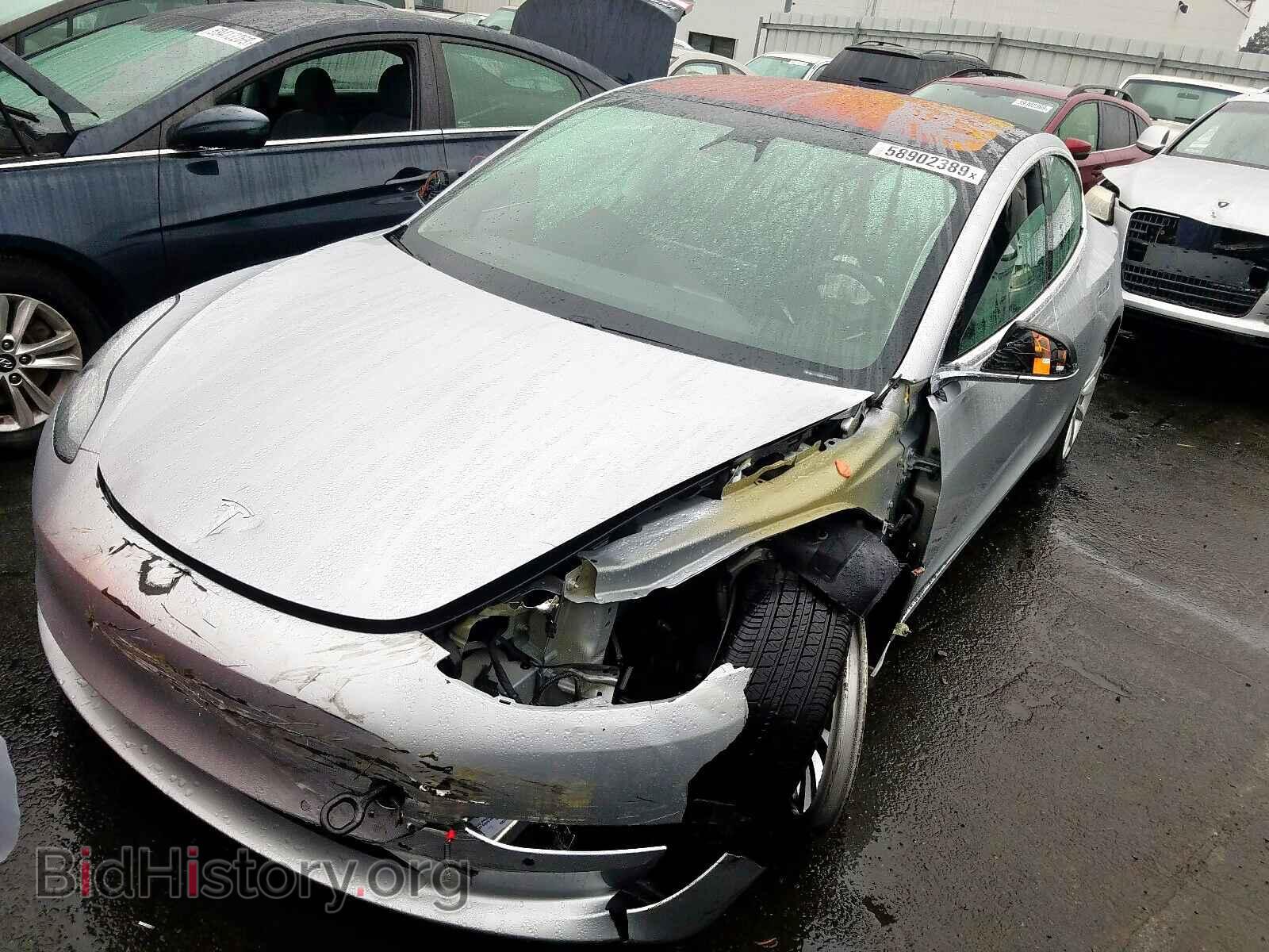2018 TESLA MODEL 3 - VIN: 5YJ3E1EB4JF091162 - Фото 2