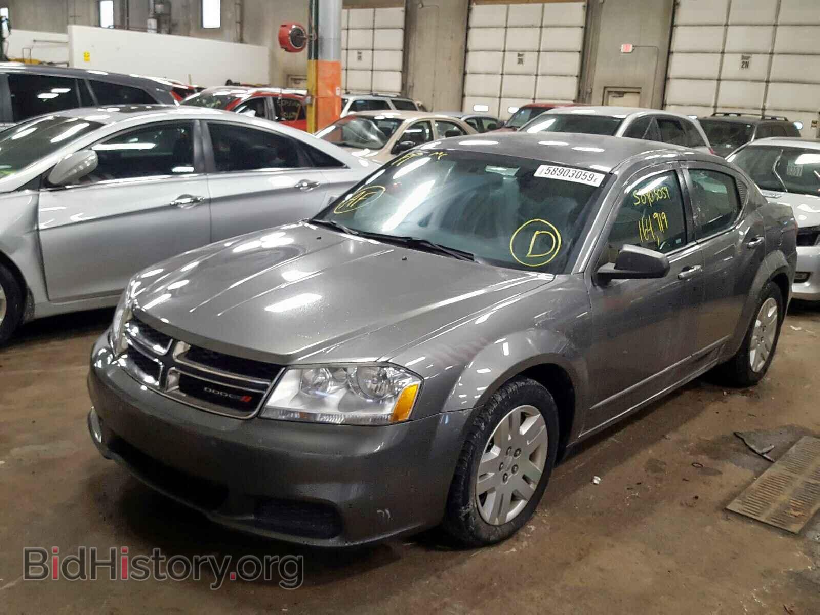 2012 DODGE AVENGER - VIN: 1C3CDZAB7CN324211 - Фото 2