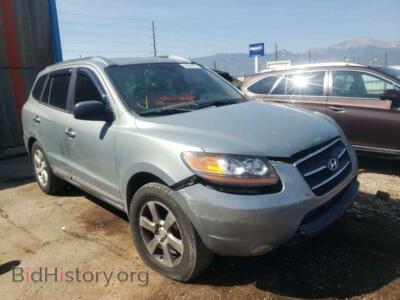 2008 Hyundai SANTA FE Santa FE S, синий — VIN 5NMSH73EX8H220100, Copart