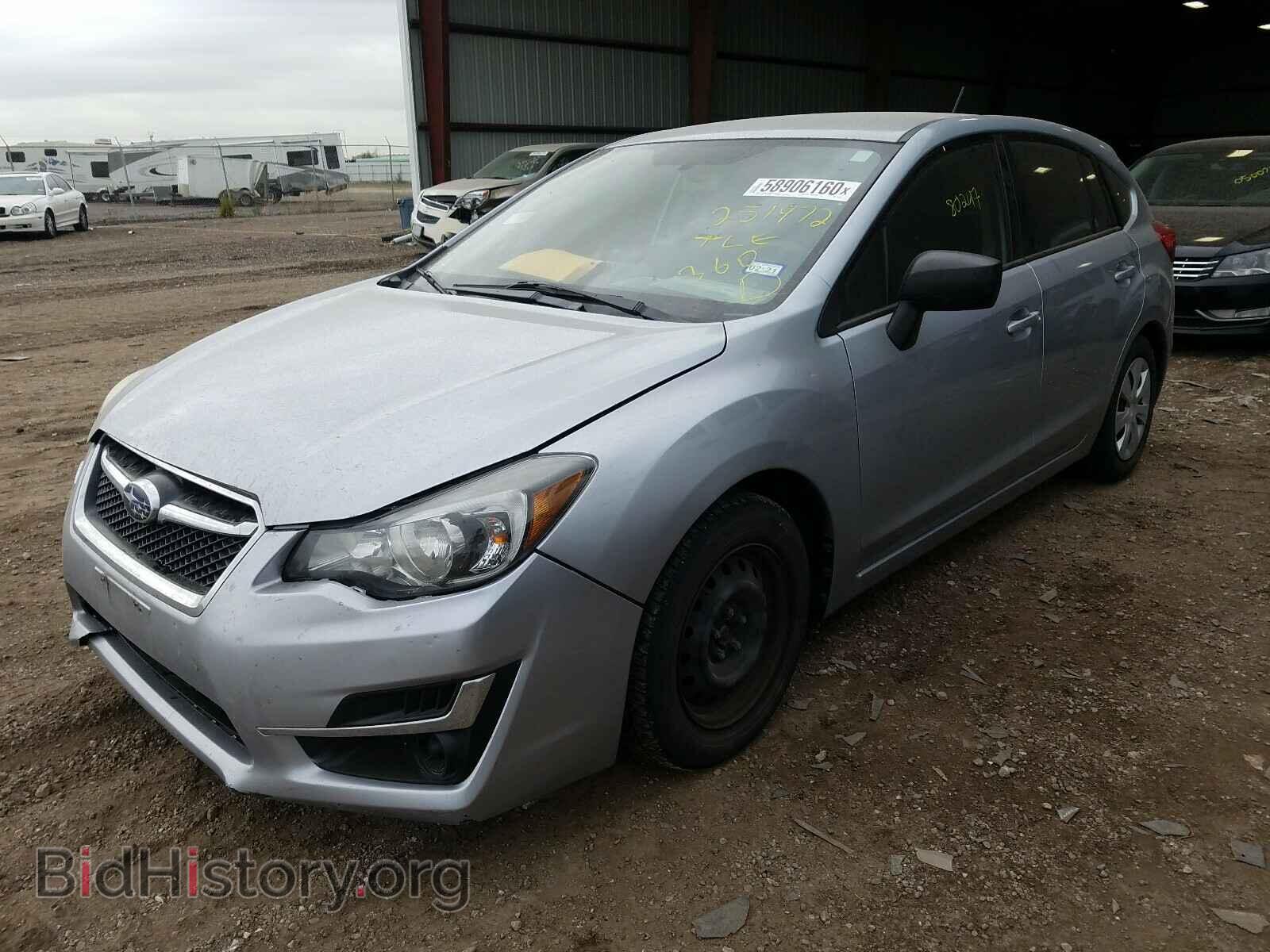 2015 SUBARU IMPREZA - VIN: JF1GPAA65FH251972 - Фото 2