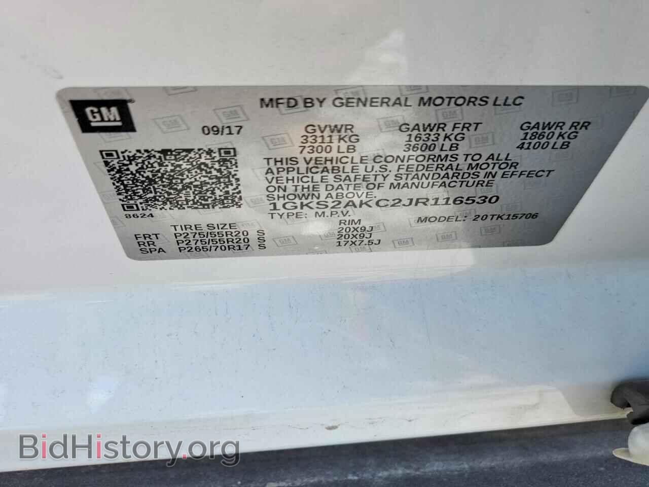 2018 GMC YUKON - VIN: 1GKS2AKC2JR116530 - Фото 13