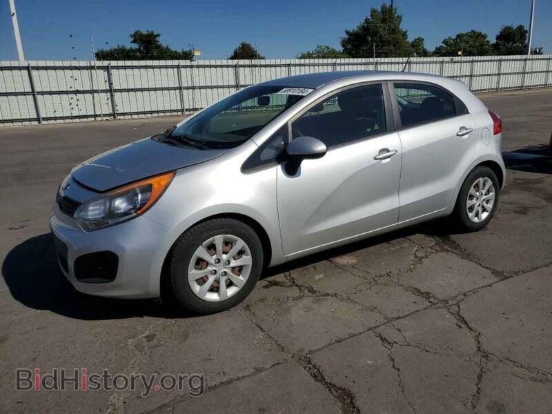 2014 Kia RIO LX (VIN KNADM5A33E6359095) — photo 1 of 12, Copart, damage: hail