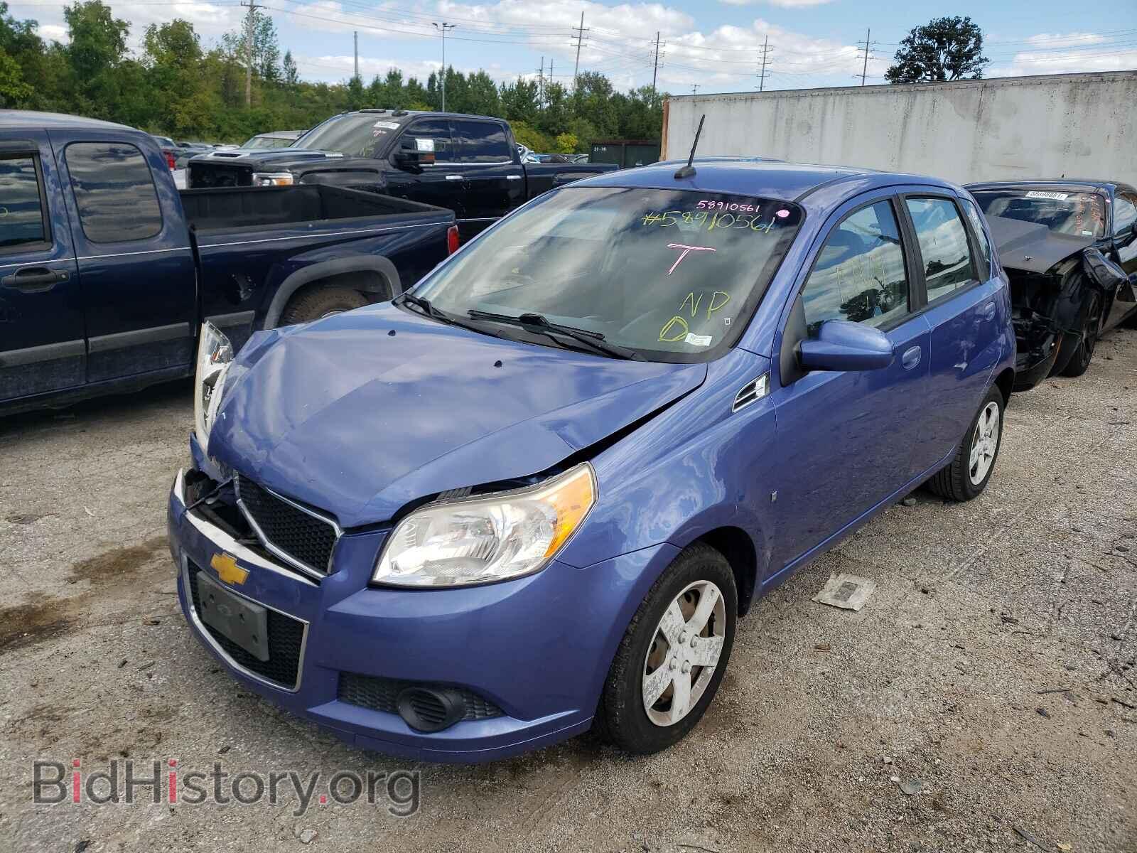 2009 CHEVROLET AVEO - VIN: KL1TD66E59B622691 - Фото 2
