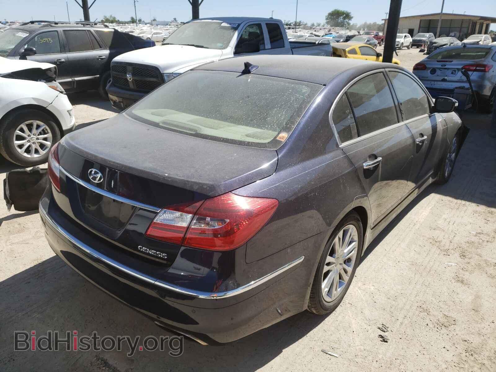 2012 HYUNDAI GENESIS - VIN: KMHGC4DD7CU166065 - Фото 4