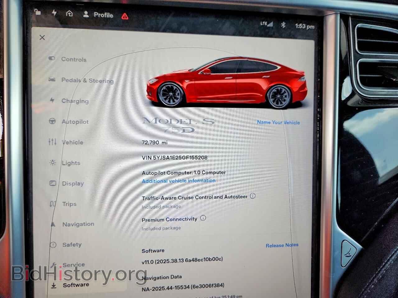 2016 TESLA MODEL S - VIN: 5YJSA1E25GF155208 - Photo 9