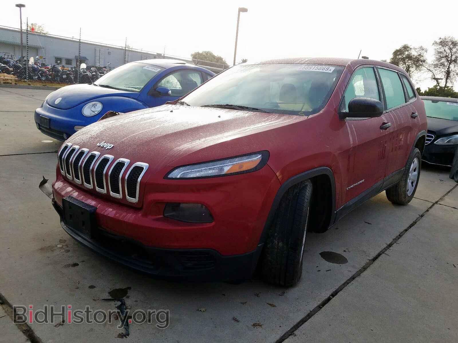 2014 JEEP CHEROKEE S - VIN: 1C4PJMAB7EW166085 - Фото 2