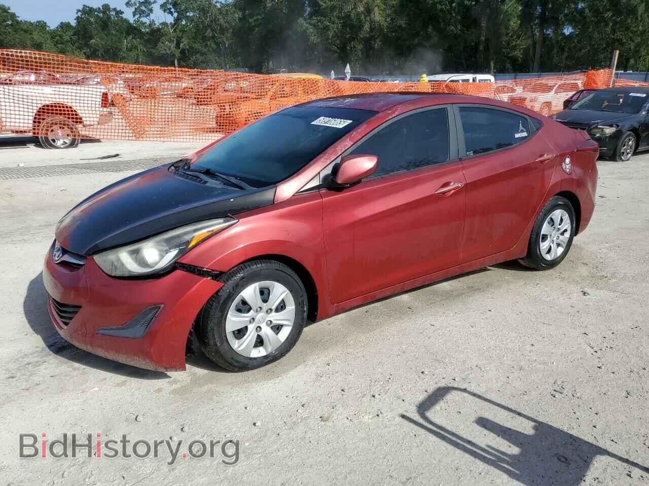Photo 5NPDH4AE7GH752562 - HYUNDAI ELANTRA 2016