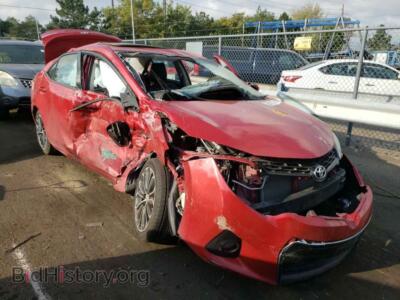 2015 Toyota COROLLA Corolla L, красный — VIN 2T1BURHE8FC244768, Copart