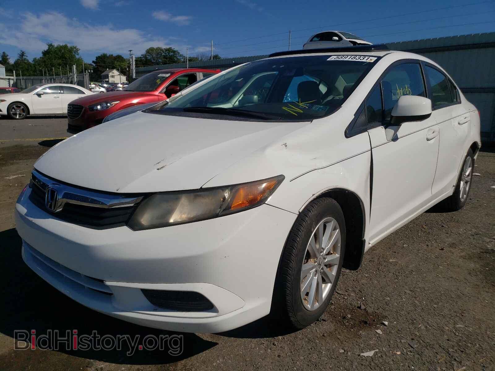 2012 HONDA CIVIC - VIN: 19XFB2F81CE004387 - Фото 2