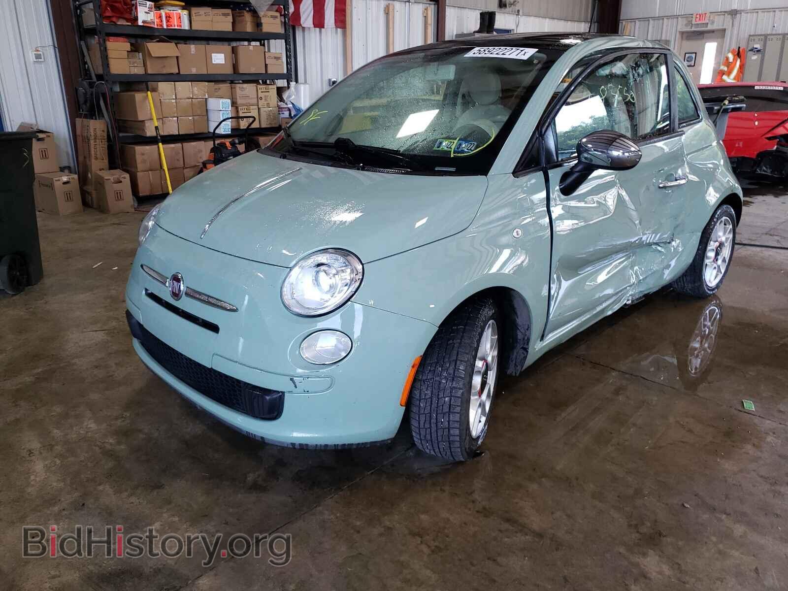 2012 FIAT 500 - VIN: 3C3CFFAR8CT335448 - Фото 2