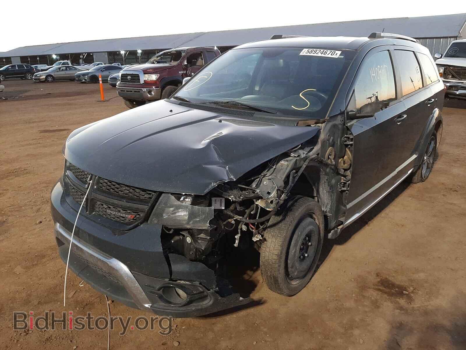2017 DODGE JOURNEY - VIN: 3C4PDCGG6HT697065 - Фото 2